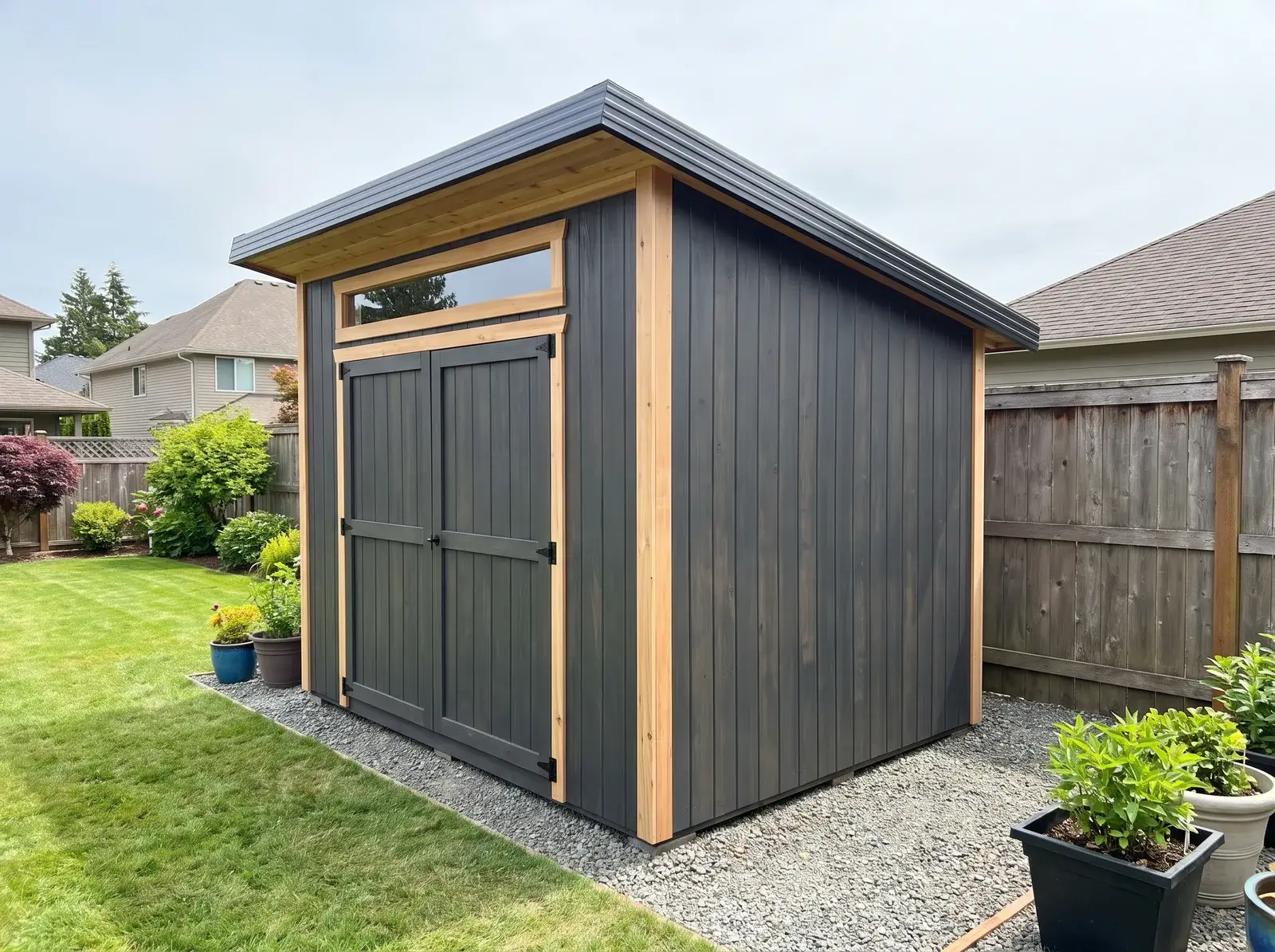 Slant Roof Sheds
